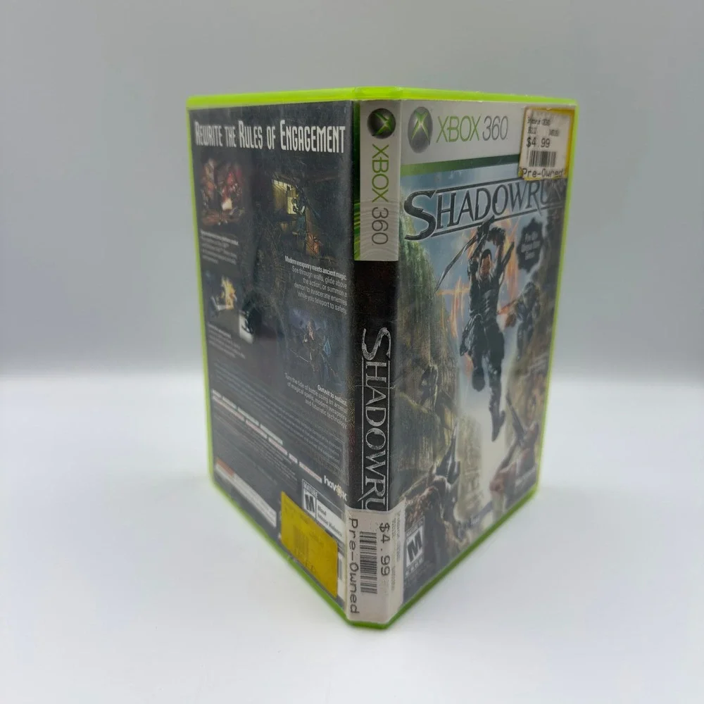 Shadowrun Xbox 360 Microsoft Fasa Studio FPS Cross-Platform RPG 2007 CIB